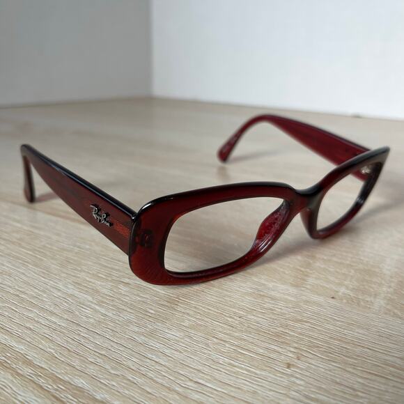 Ray-Ban RB4122 735/8G Sunglasses Red FRAMES ONLY Vintage - Picture 1 of 8